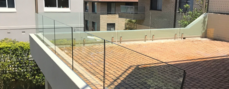 Frameless glass balustrades