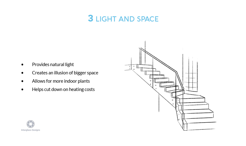 light and space glass balustrade